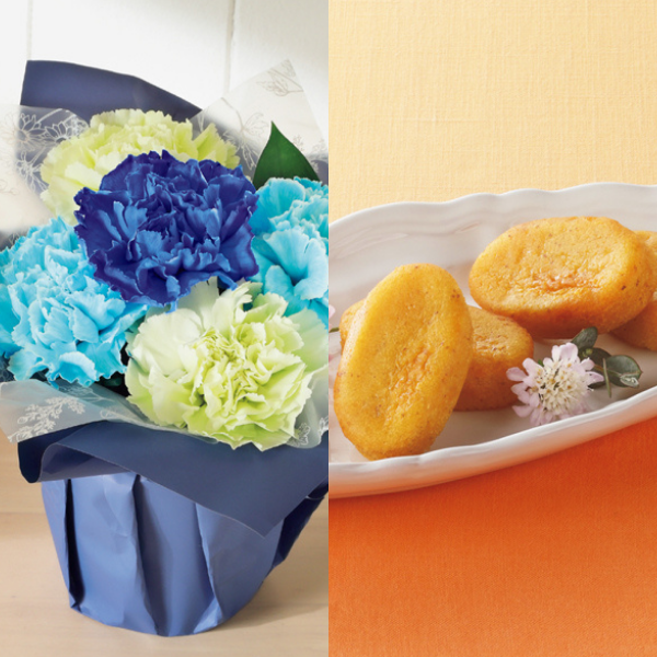 竹中庭園緑化 父の日フラワーアレンジ+ひととえ こがね芋【父の日】 商品サムネイル